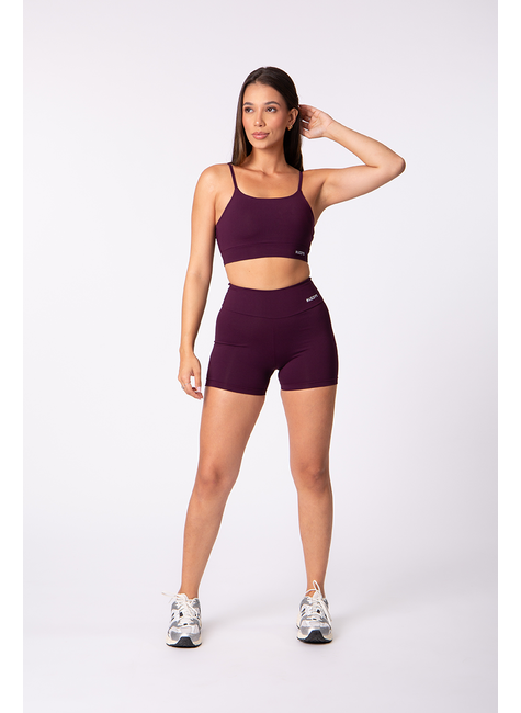 CONJUNTO FITNESS TOP E LEGGING RUZZY´S VINHO